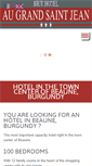 Mobile Screenshot of hotel-au-grand-st-jean.com